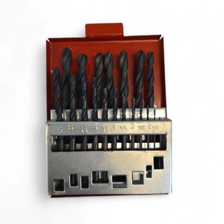 CAJA DE 19 BROCAS ESPIRALES  + ESTUCHE