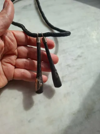 Collana africana con pendenti in legno