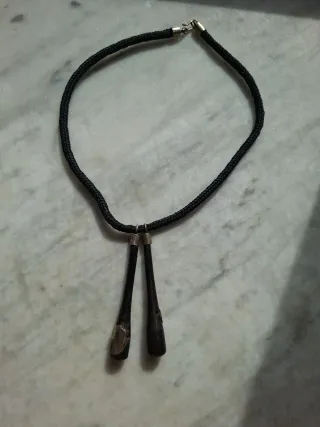 Collana africana con pendenti in legno