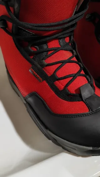 Botas Snowboard Rojas y Negras Talla 45