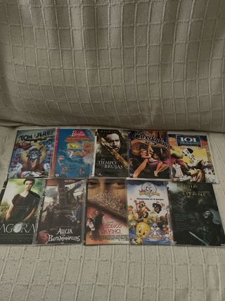 11 Películas DVD (Español) por separado o junto