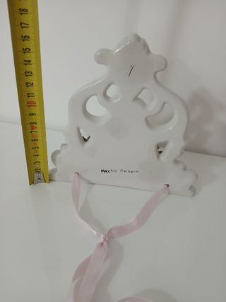 Vecchia Bassano Vaso Parete Ceramica Fiori