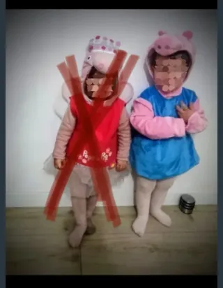 Disfraz George Pig Talla 2 Años