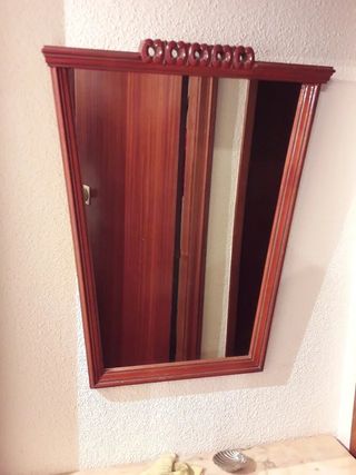 Espejo Vintage Retro Madera