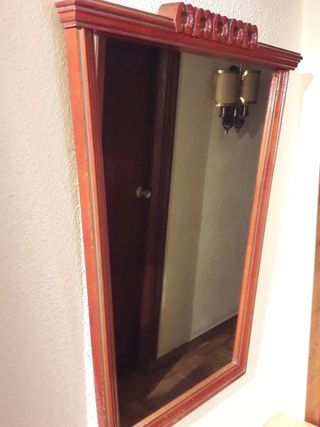 Espejo Vintage Retro Madera
