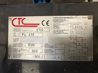 Carretilla elevadora CTC PL312 año 2006