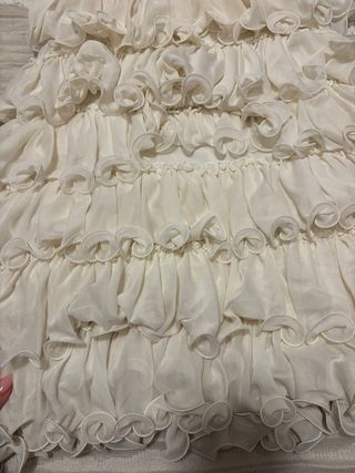 Vestido de niña boutique con volantes