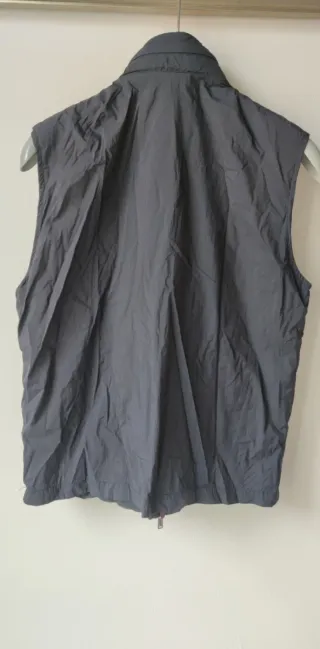 Gilet uomo blu trapuntato impermeabile