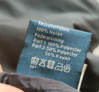 Gilet uomo blu trapuntato impermeabile