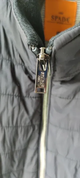 Gilet uomo blu trapuntato impermeabile