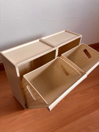 2 Cajas de Almacenamiento NLE de Ikea