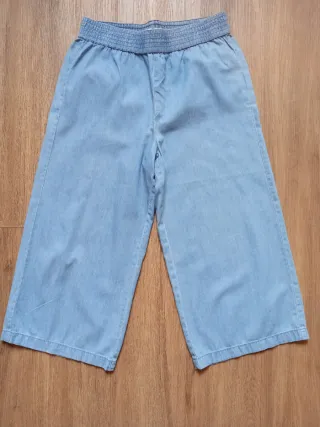 Pantaloni OVS donna a zampa ampia azzurri taglia S