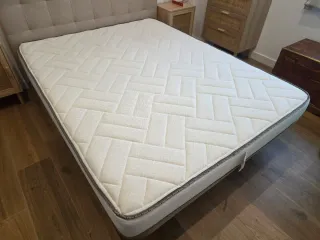 Colchón Flex 150x190 + Base Tapizada