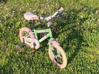 Bicicleta infantil 14" ruedines y sillín regulable