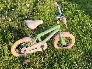 Bicicleta infantil 14" ruedines y sillín regulable