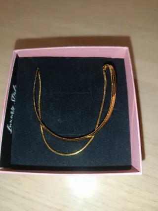 Collane placcate oro 18K regolabili