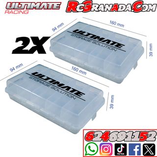 ULTIMATE 2X CAJA DOBLE TORNILLERIA 160x94x39mm