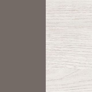 Cama Nido Doble con 2 Cajones Blanco y Basalto