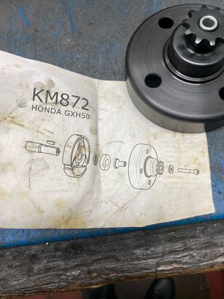 Campana Embrague Honda Gxh50