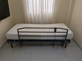 Cama articulada con colchón Nano Carbono