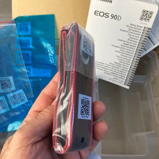 Solo cinghia e scatola Canon EOS 90 Fotocamera