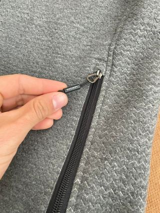 New Balance Chaqueta Cremallera Training Gris