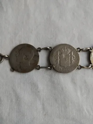 Pulsera monedas antiguas