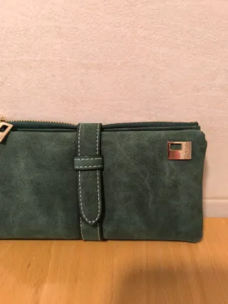 Cartera verde mujer