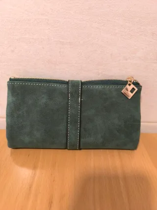 Cartera verde mujer
