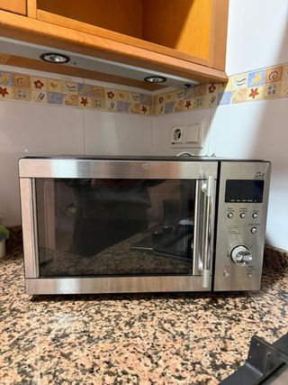 Microondas plateado