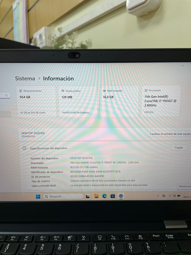 Lenovo ThinkPad L13 I7-1165G7 1TB m2 16GB -110621- afbeelding 5