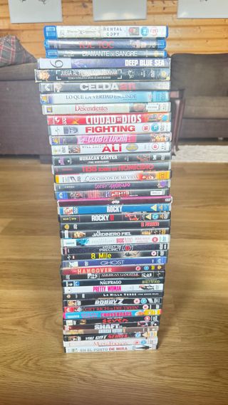 Lote 40 Películas Blu-ray y DVD