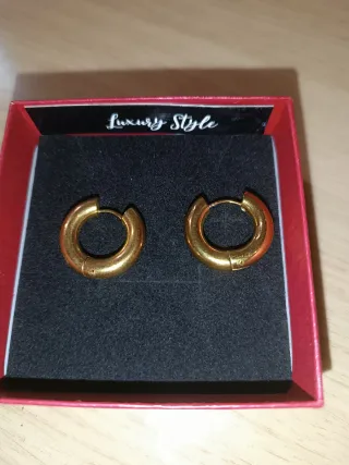 Orecchini placcati oro 18K anallergici waterproof