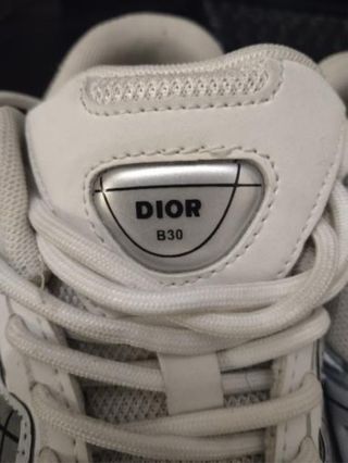 Zapatillas Dior B30 grises y blancas