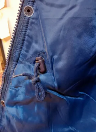 Parka Chubasquero Azul