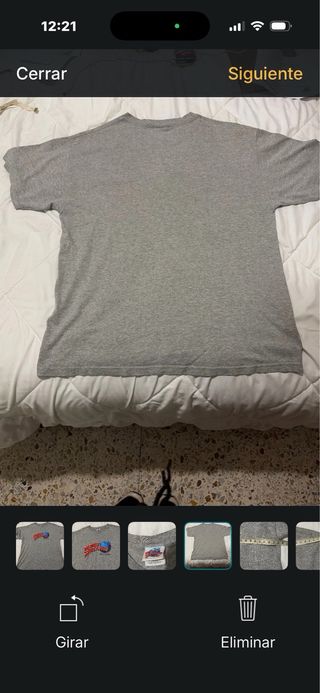 Camiseta Planet Hollywood Gris Talla L