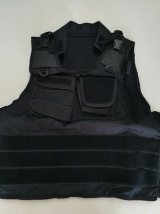 Chaleco táctico negro – Perfecto