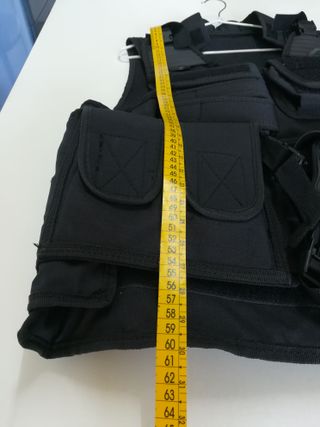 Chaleco táctico negro – Perfecto