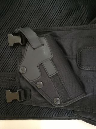 Chaleco táctico negro – Perfecto