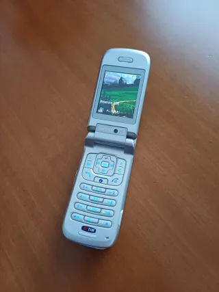 Cellulare Benq S80 con caricabatterie e auricolari