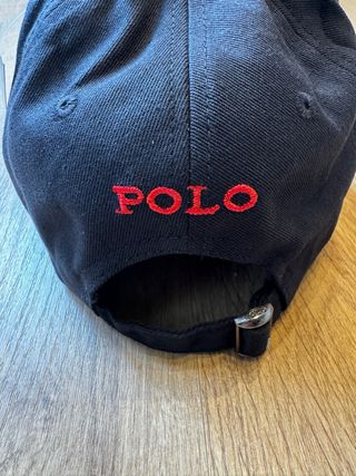 Gorra Polo Ralph Lauren Negra Roja