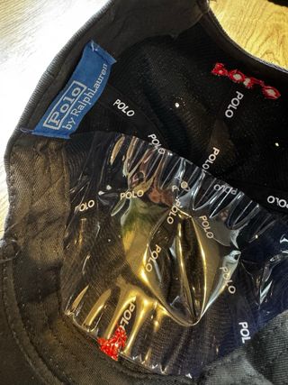 Gorra Polo Ralph Lauren Negra Roja