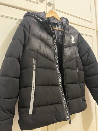 Piumino nero PlayStation per bambini