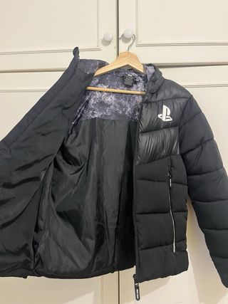 Piumino nero PlayStation per bambini
