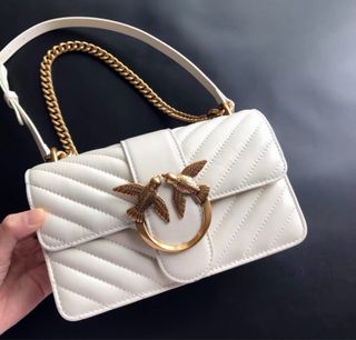 Bolso Pinko blanco nuevo con dustbag