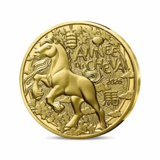 Francia 2026 moneda 1/4€ Calendario Chino Caballo