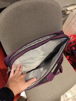 Bandolera E-vitta para portátil morada