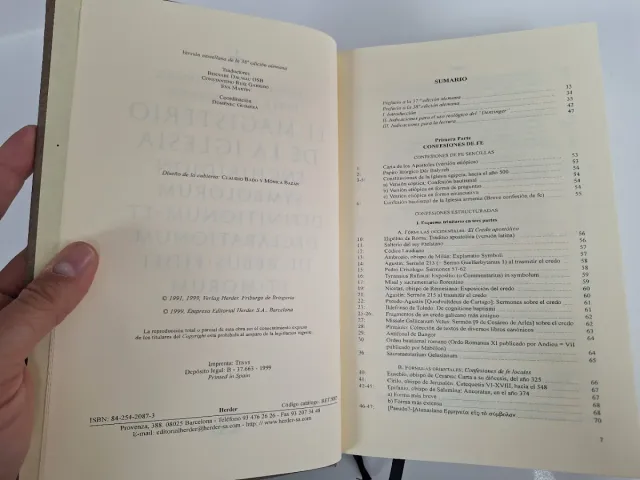 DENZINGER-HUNERMANN, El Magisterio de la Iglesia
