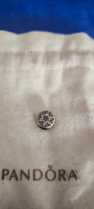 Charm Pandora plata