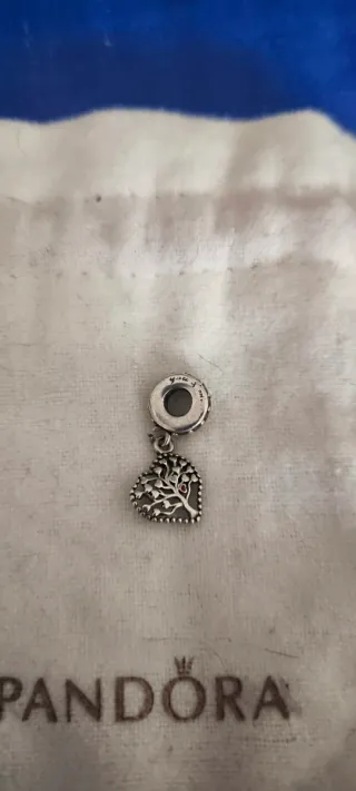 Charm Pandora plata